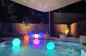 Ellipsis LED Illuminated Floating Ball