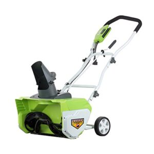 Greenworks 20-Inch 12 Amp Corded Snow Thrower