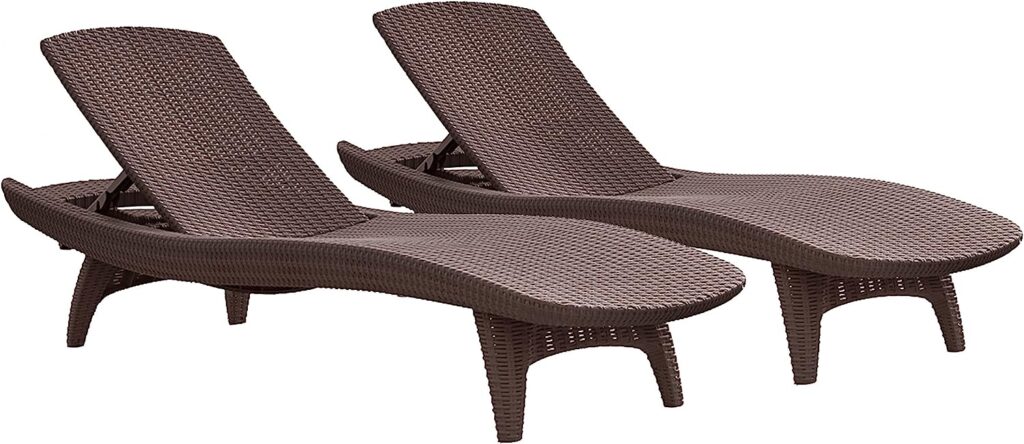 Keter Set Of 2 Pacific Sun Lounge Chair